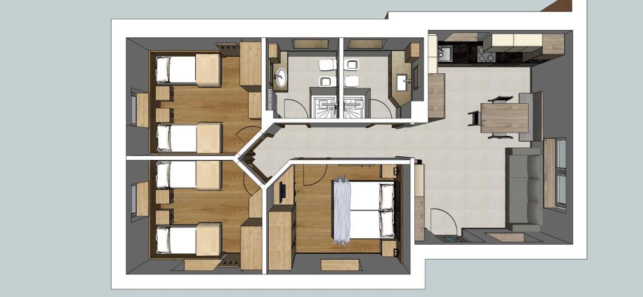 Fiemme Home Mountain Apartment Тезеро Экстерьер фото